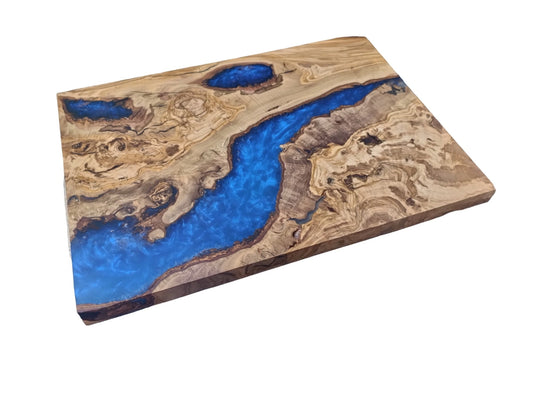 Epoxy Charcuterie Cutting Board from Olive Root 16"