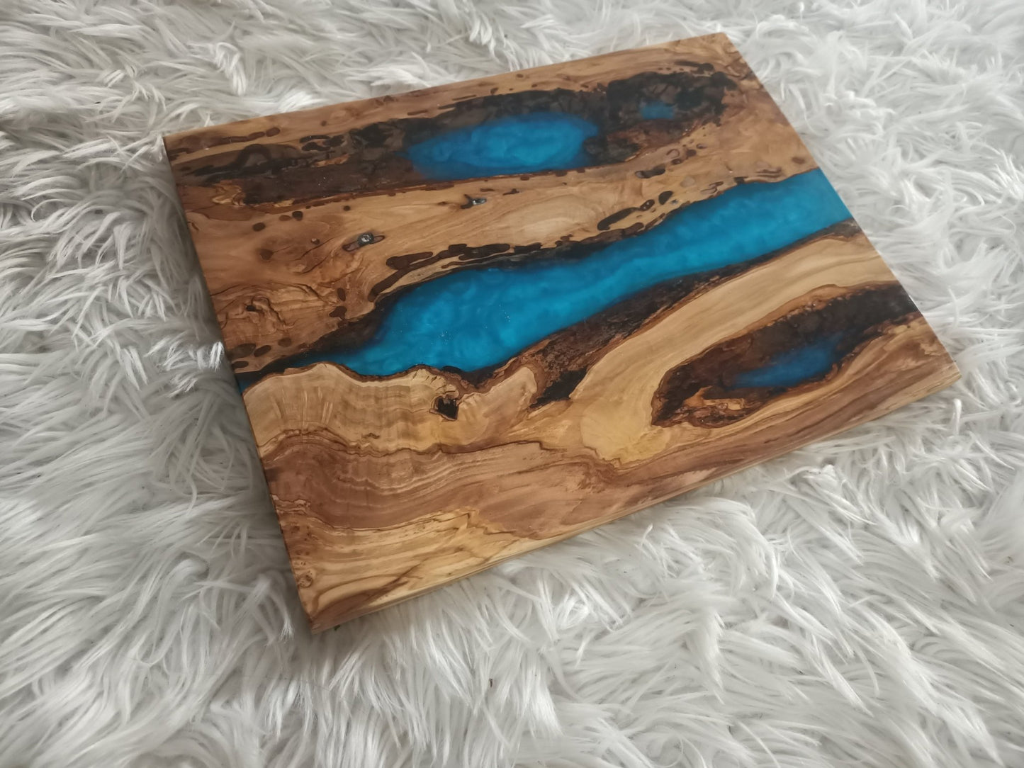 Epoxy Charcuterie Cutting Board from Olive Root 16"