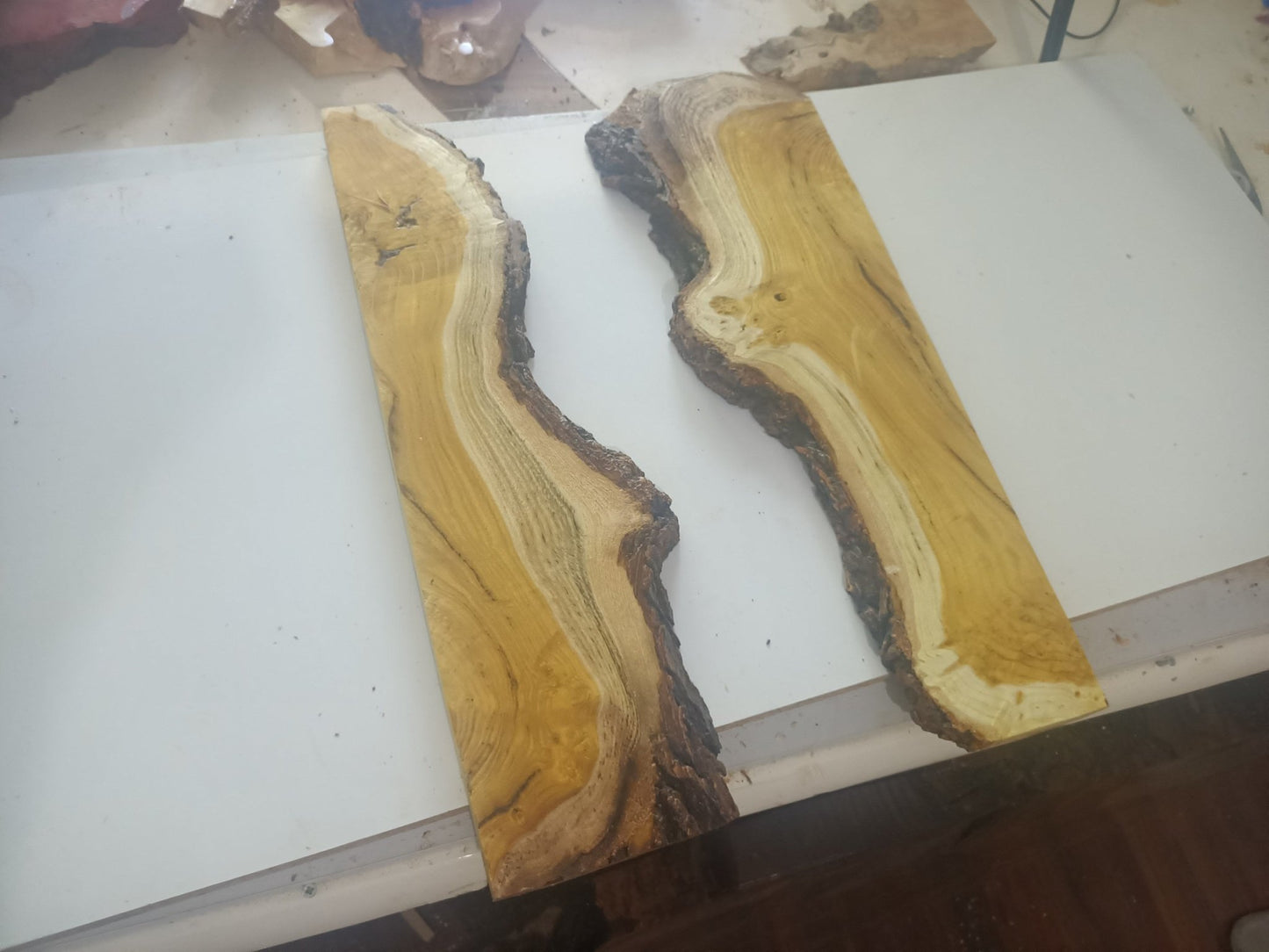 Live Edge Mulberry Wood Slabs for River Table 20"