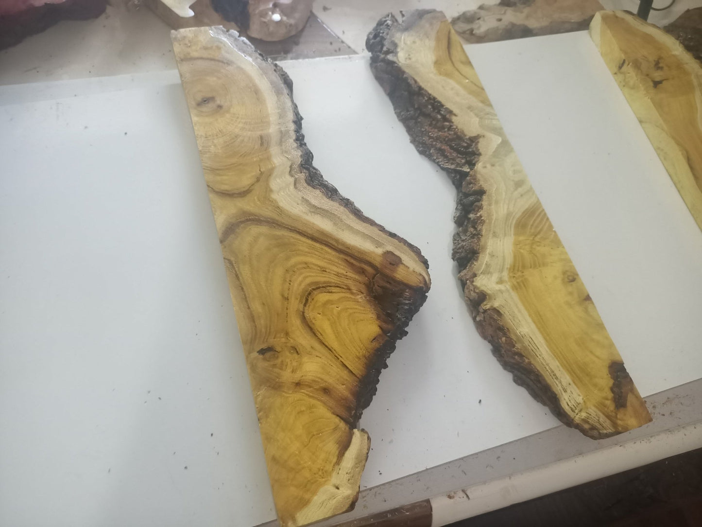 Live Edge Mulberry Wood Slabs for River Table 20"