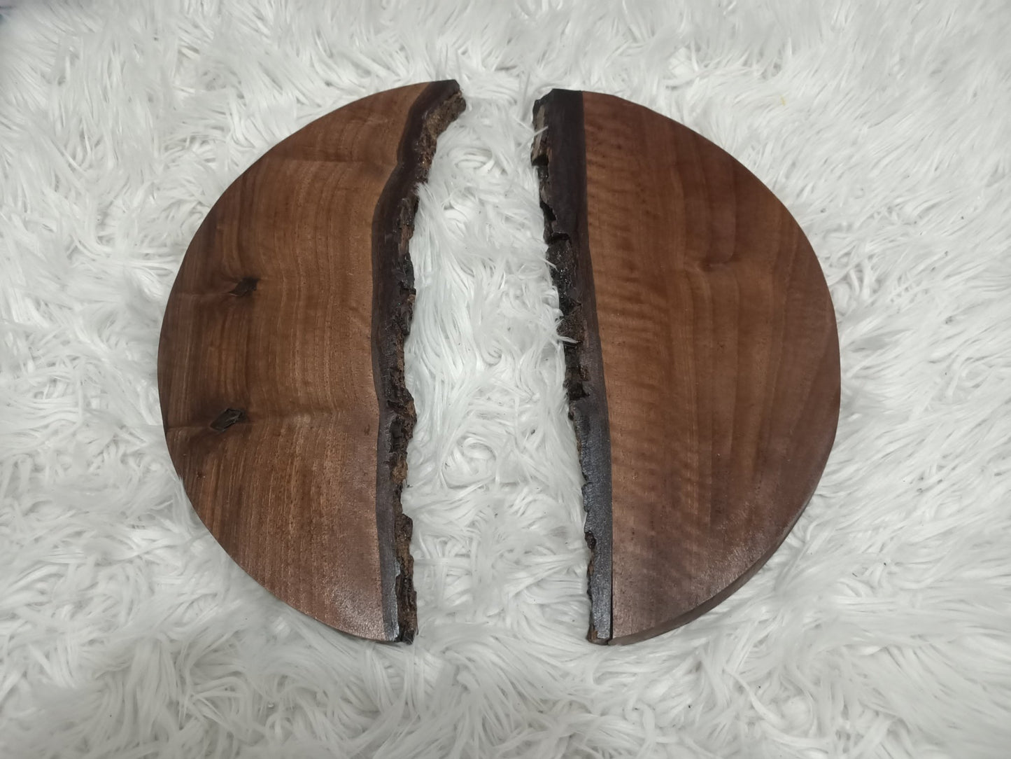 Round Black Walnut Slabs 16"-20"