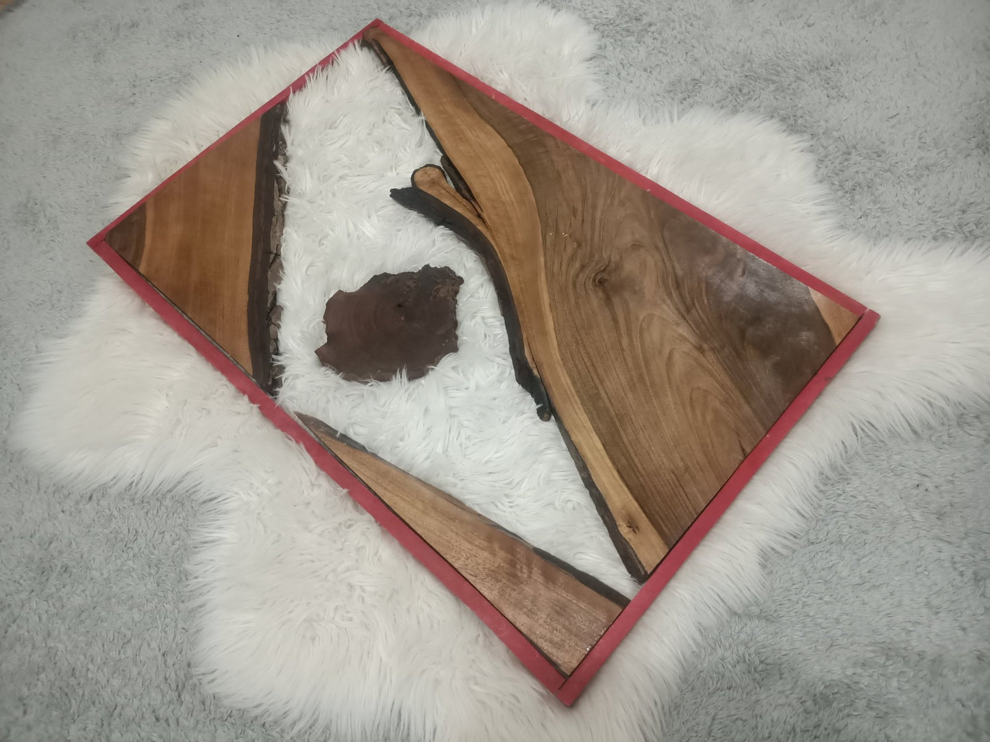 Walnut Slab Set for River Table 24-32-48-72