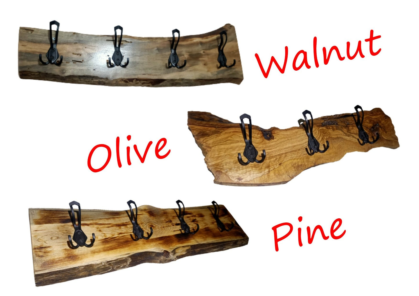 Each coat rack; coat hanger; hat rack; rustic coat rack; coat hook; hanger; live edge coat rack; coat hooks; hat hanger; entryway furniture; wooden coat rack; mudroom coat rack; hook is hand-carved by our Skilled Artisans, so no two are exactly alike as in nature, All Products are Unique inside of its class.