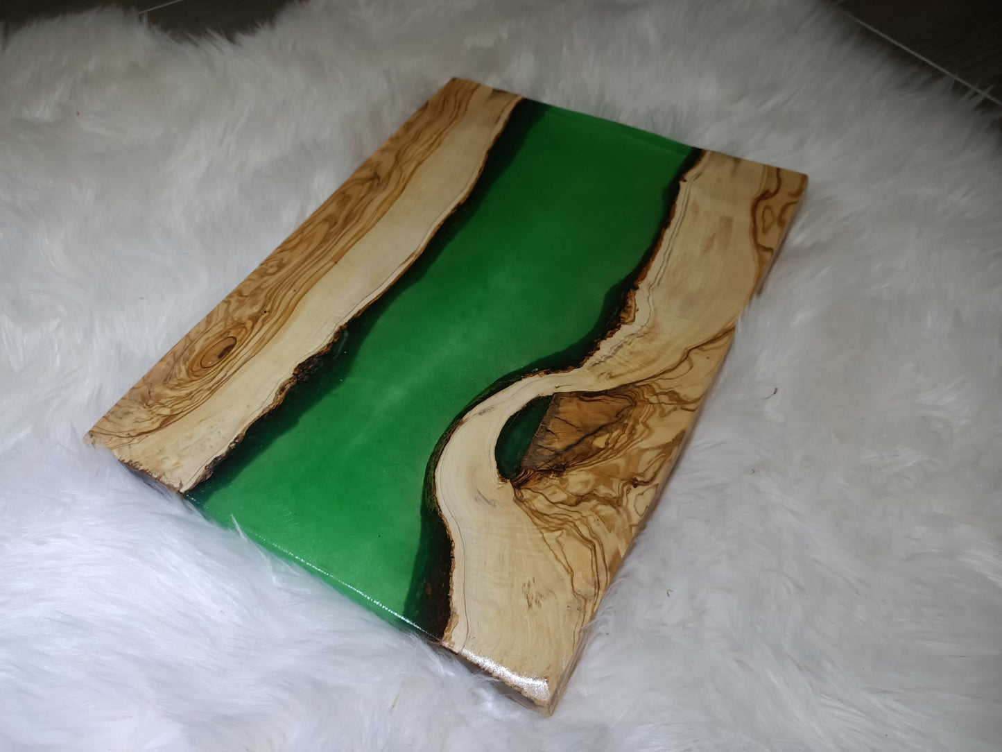 Live Edge Olive Wood Slab for DIY and Charcuterie Board