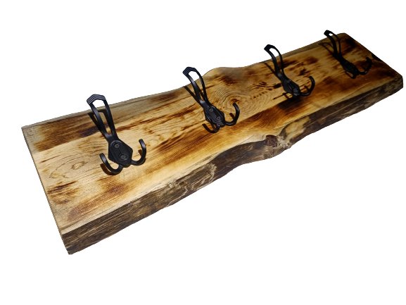 Each coat rack; coat hanger; hat rack; rustic coat rack; coat hook; hanger; live edge coat rack; coat hooks; hat hanger; entryway furniture; wooden coat rack; mudroom coat rack; hook is hand-carved by our Skilled Artisans, so no two are exactly alike as in nature, All Products are Unique inside of its class.