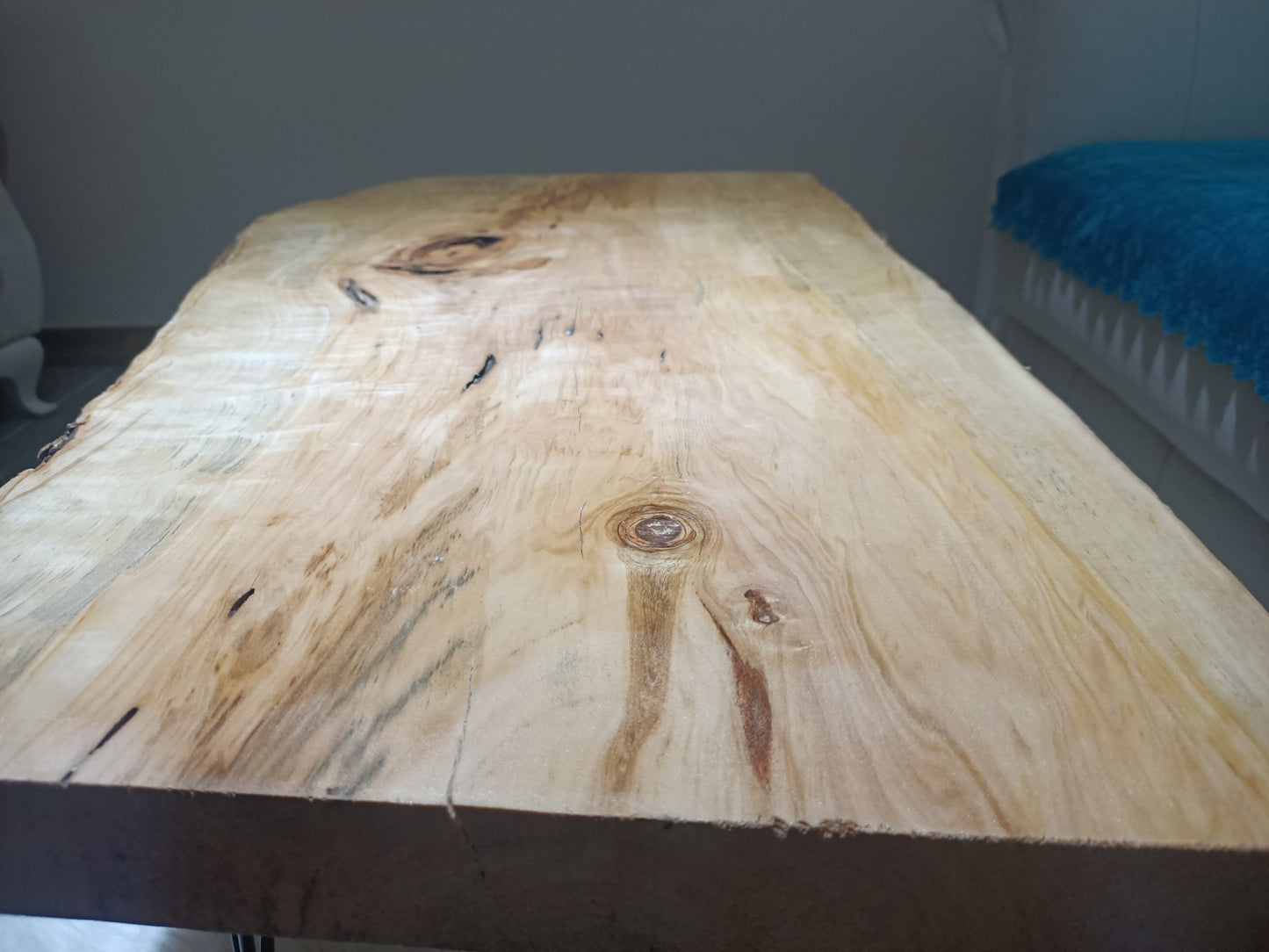 Live Edge Poplar Coffee Table 32"-36"