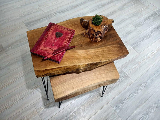 Each rustic coffee table; coffee table; wood coffee table; wooden coffee table; farmhouse table; reclaimed wood table; live edge coffee table; industrial table, rustic table; modern coffee table; handmade table; unique coffee table; is hand-carved by our Skilled Artisans