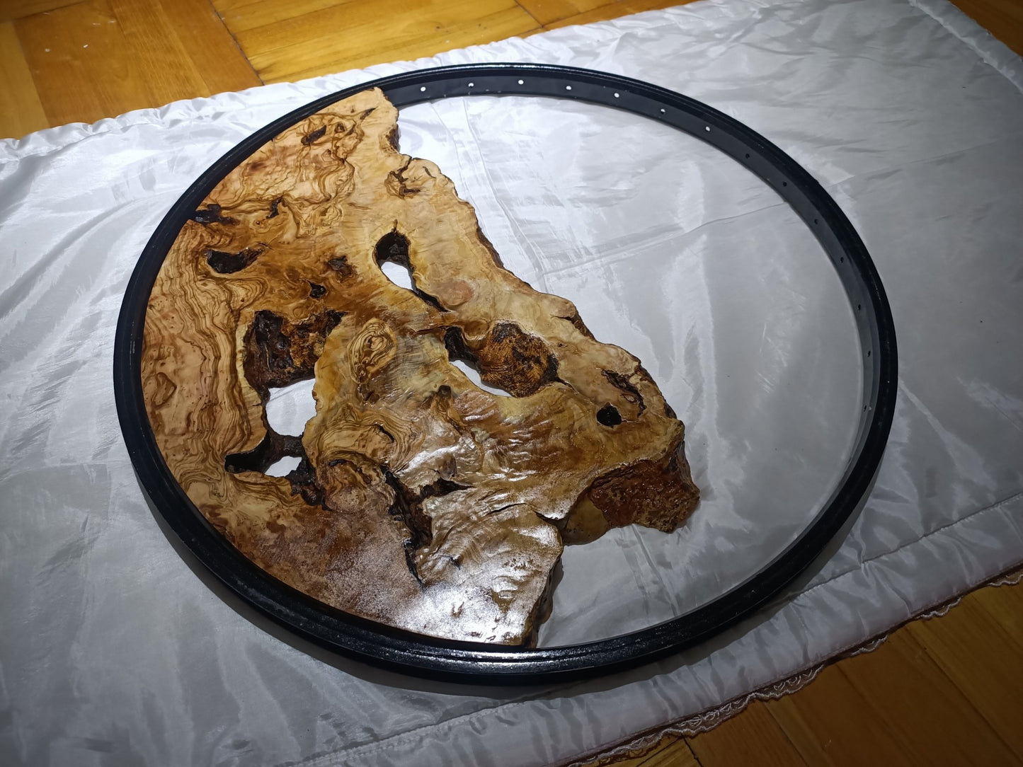 Round Olive Root Slab for DIY Epoxy Projects