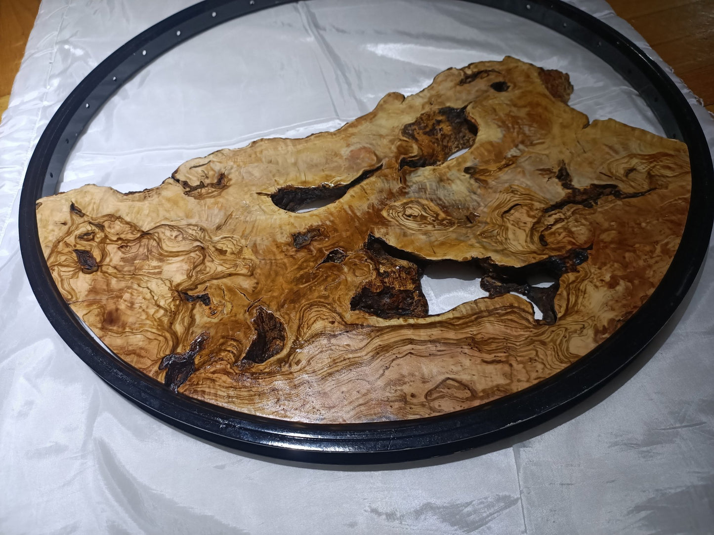 Round Olive Root Slab for DIY Epoxy Projects